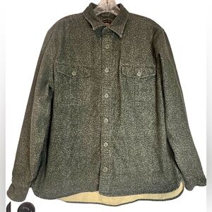 Freedom Foundry Heavy Weight Flannel Long Sleeve Button Down‎ Shirt Mens Size L